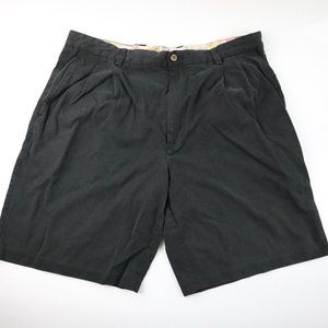 Tommy Bahama 90% Silk Shorts Mens 36 Black Casual Chino